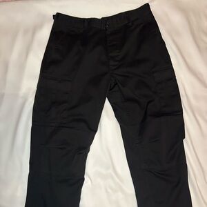 black cargo/work pants